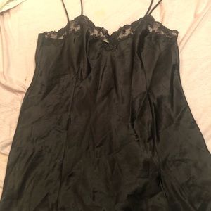 Victoria’s Secret black silky teddy size L